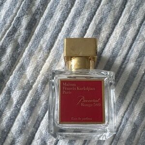 Empty Bottle Maison Francis Kurkdjian Red and Gold Perfume Bottle